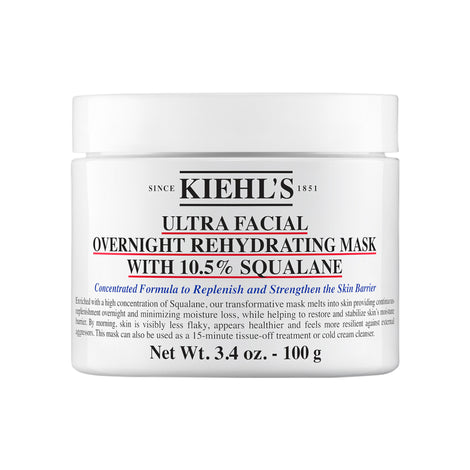 Kiehl's Since 1851 Ultra Facial Overnight Hydrating Face Mask with 10.5% Squalane